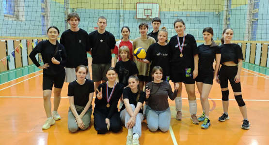 У студентов Гуманитарного прошли соревнования по волейболу
